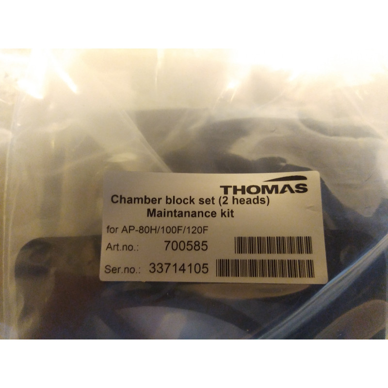 Kit membranes + chambres à clapet THOMAS AP-80H/100/120
