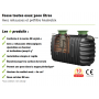 Fosse toutes eaux Graf 4 m3 / 4000 Litres renforcée