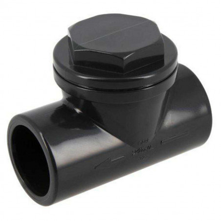 Clapet anti-retour D32 mm PVC pression à coller
