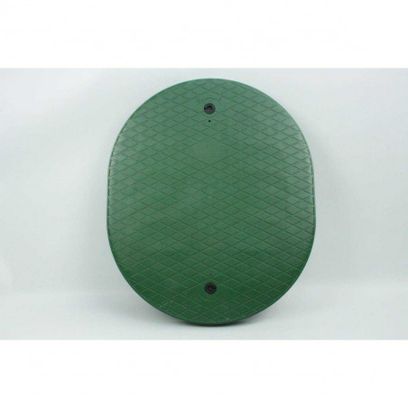 Couvercle PE Injecté Oblong - Vert Purflo Premier Tech