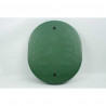 Couvercle PE Injecté Oblong - Vert Purflo Premier Tech