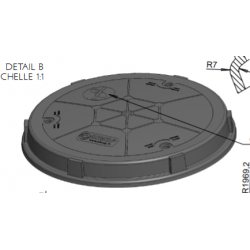 Couvercle SIMOP à 3 verrous