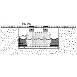 Fosse toutes eaux Graf 3000 Litres / 3m3 renforcée