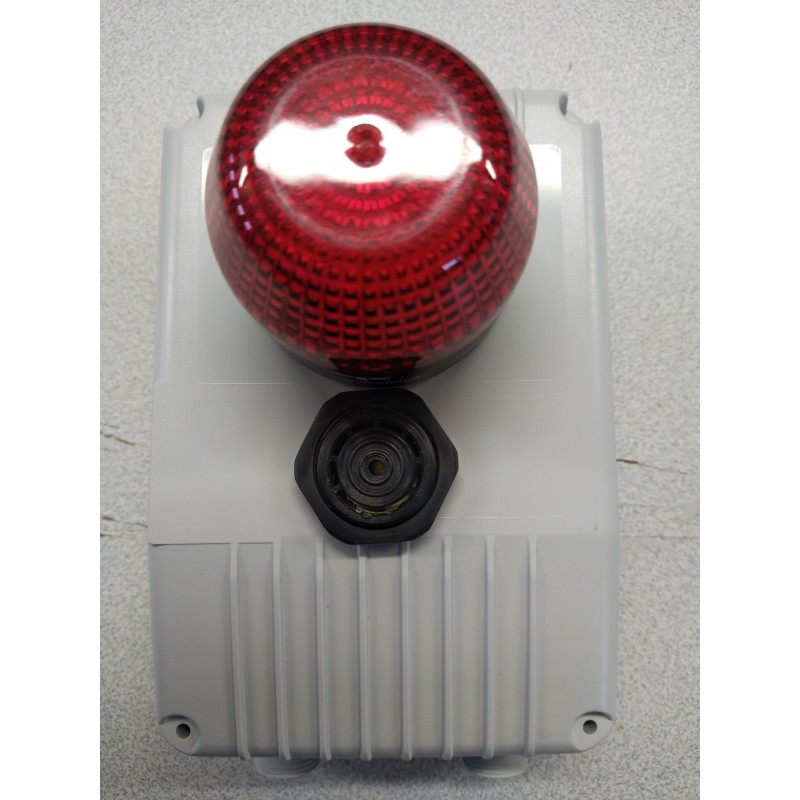 Alarme Stroboscopique Rotative 220V - 120 DB, Lampe LED Rouge, IP54, Pour Machines Et Sécurité