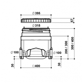 Regard de répartition / bouclage SEBICO à boule